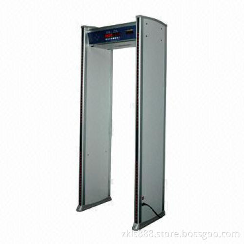 Walk-through Metal Detector, Security Products with Sound and LED Light Alarm Mode, 6 Zones